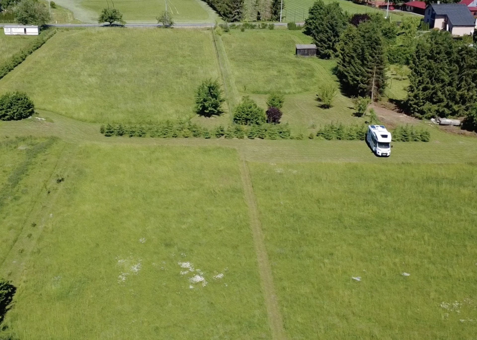 Campers Crew Spot – pohled z dronu